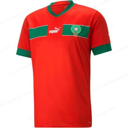 Marocko Hemmatröja Fotbollströja 2022